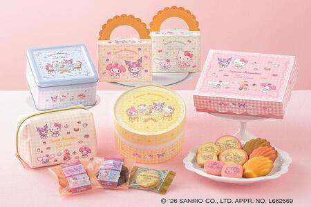 　「銀座コージーコーナー」で販売されるサンリオコラボのホワイトデー商品