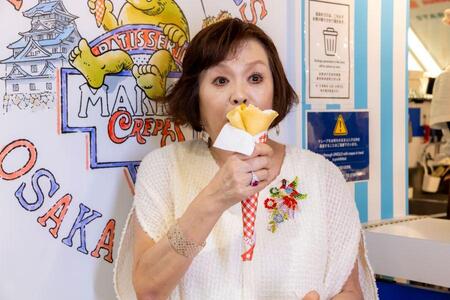 人気クレープに初挑戦する上沼恵美子『上沼恵美子を沼らせたい』（テレビ大阪）