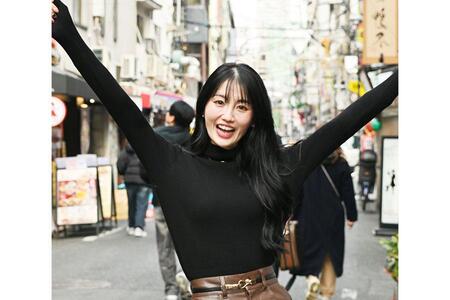 　吉本新喜劇座員の小寺真理（Ｌｍａｇａ.ｊｐ撮影）