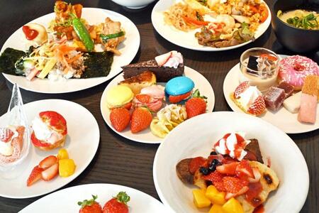 　「韓国っぽ」いちごスイーツと韓国料理や世界の料理が楽しめる「ダブルツリーｂｙヒルトン大阪城」