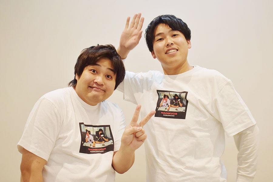　お笑いコンビ・ダブルヒガシ（大東翔生、東良介）（Ｌｍａｇａ.ｊｐ撮影）