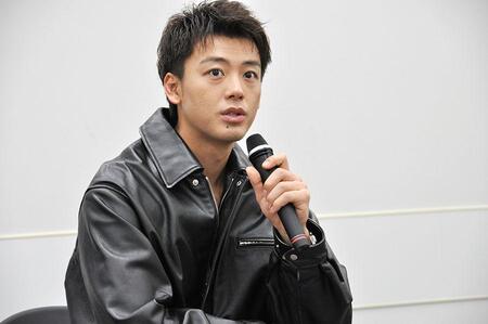 　ミュージカル『奇跡を呼ぶ男』の会見で来阪した竹内涼真（Ｌｍａｇａ.ｊｐ撮影）