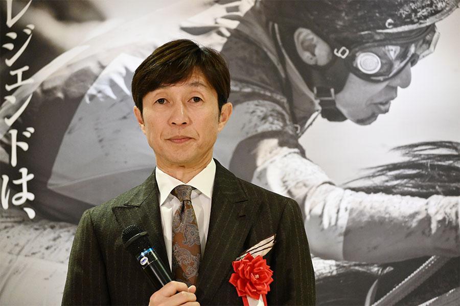 　初日に登場した武豊（Ｌｍａｇａ.ｊｐ撮影）