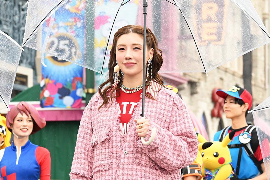 USJの開業25周年を記念した期間限定イベントに登場した仲里依紗（3月3日・Lmaga.jp撮影）