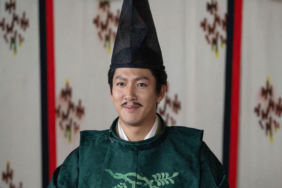 　『豊臣兄弟！』より。足利義昭（尾上右近）©ＮＨＫ