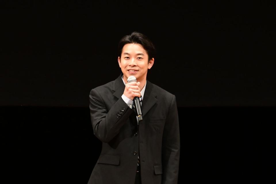 　「大河ドラマ『豊臣兄弟！』トークライブ ｉｎ 高島」での様子。仲野太賀（４月１９日）