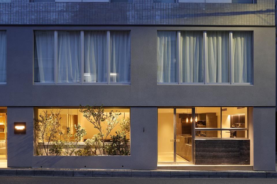 「小川珈琲 清水店」（京都市東山区）の外観。「MUJI BASE KYOTO kiyomizu」の1階にある