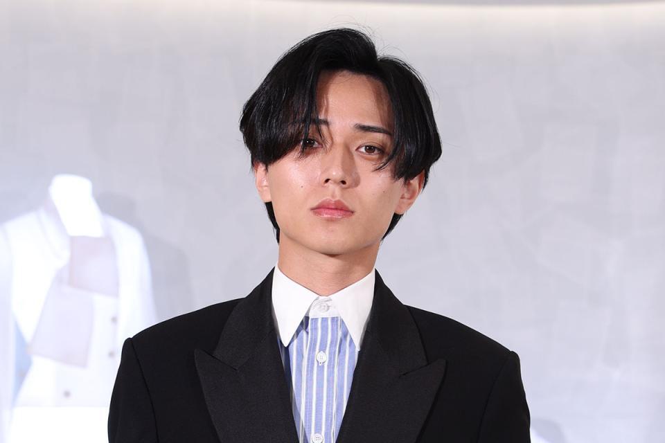 　「ハウス オブ ディオール 心斎橋」のオープンイベントに登場した永瀬廉（Ｋｉｎｇ＆Ｐｒｒｉｃｅ）（５月１８日／大阪市中央区）