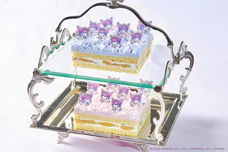 　「ＫＵＲＯＭＩ Ｓｕｍｍｅｒ Ｓｗｅｅｔｓ Ｐａｒｔｙ Ｄｅｓｓｅｒｔ Ｂｕｆｆｅｔ」に登場する「恋する桃のショートケーキ」