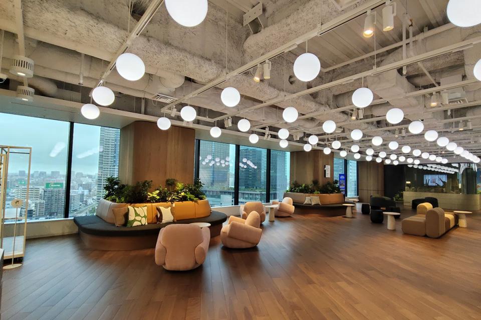 グラングリーン大阪パークタワー14階に移転した「コクヨ」大阪本社（5月21日／Lmaga.jp撮影）