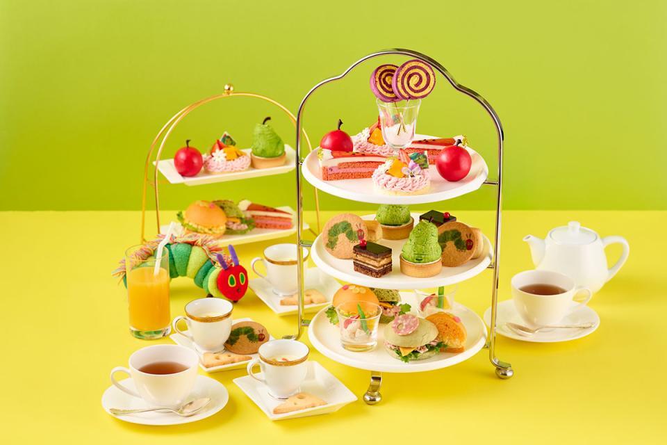 「帝国ホテル 大阪」（大阪市北区）で7月1日～8月31日で開催するアフタヌーンティー『はらぺこあおむしアフタヌーンティー ～THE VERY HUNGRY TEA TIME～』