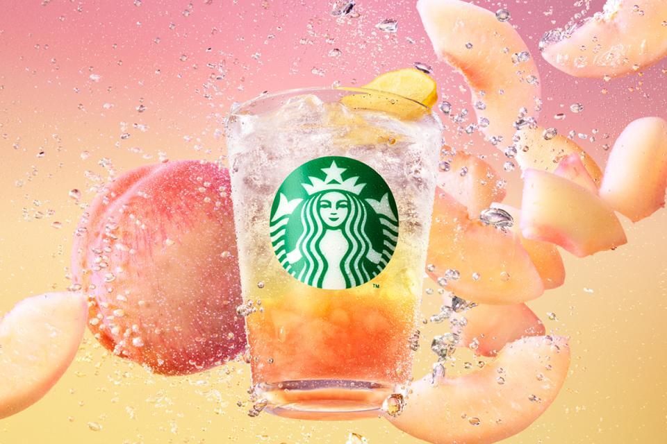 　「チラックス ソーダ ピーチ」（持ち帰りＴａｌｌ５７９円・Ｇｒａｎｄｅ６２４円・Ｖｅｎｔｉ６６８円、店内利用Ｔａｌｌ５９０円・Ｇｒａｎｄｅ６３５円・Ｖｅｎｔｉ６８０円）