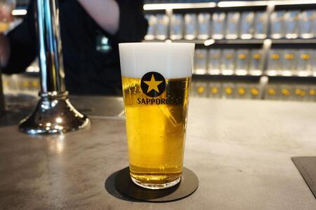 　「サッポロ生ビール黒ラベル ＴＨＥ ＢＡＲ ＯＳＡＫＡ」で飲むことができる「ザ・パーフェクト黒ラベル」はきめ細かいクリーミーな泡とマイルドな味わいが特徴
