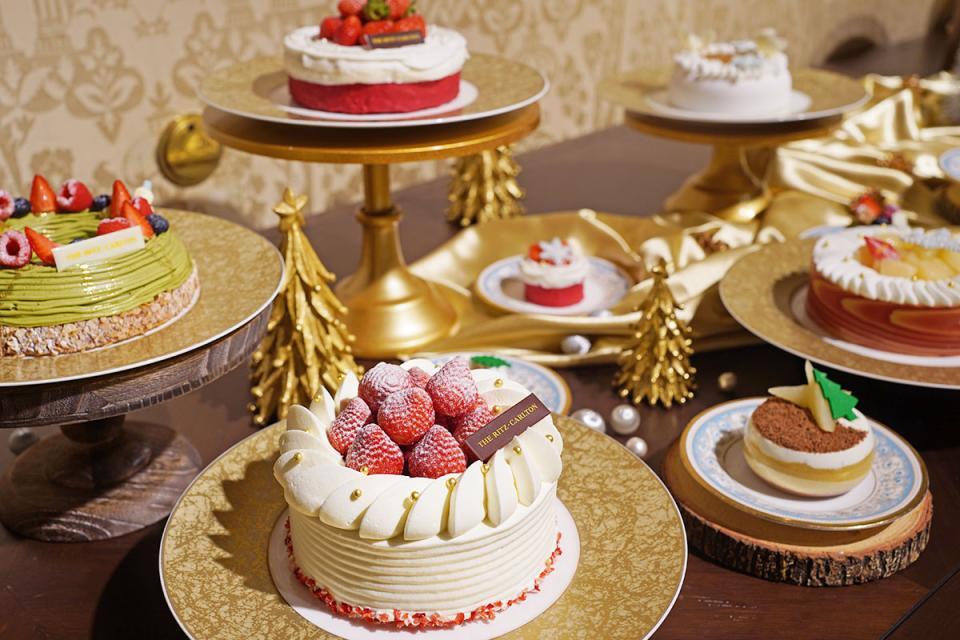　高級ホテル「ザ・リッツ・カールトン大阪」（大阪市北区）２０２６年のクリスマスケーキ（９月１５日撮影／Ｌｍａｇａ.ｊｐ）