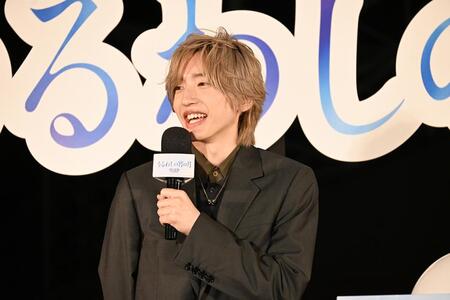 イベントに登場した道枝駿佑（10月14日・メリケンパーク／Lmaga.jp撮影）