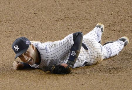 ヤンキース主将ジーターが骨折 大リーグ デイリースポーツオンライン