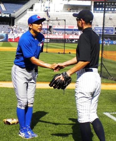 イチロー（右）と川崎の“競演”は実現するか＝2014年9月撮影