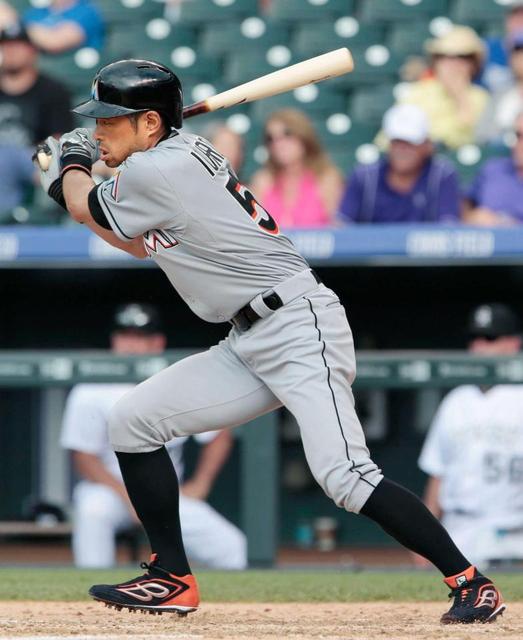 イチロー　１カ月ぶり打点も代打苦戦