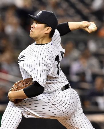 田中は８回６安打１失点