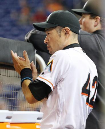 マーリンズ、イチローは出場せず