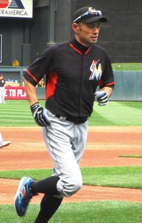 マーリンズのイチロー外野手