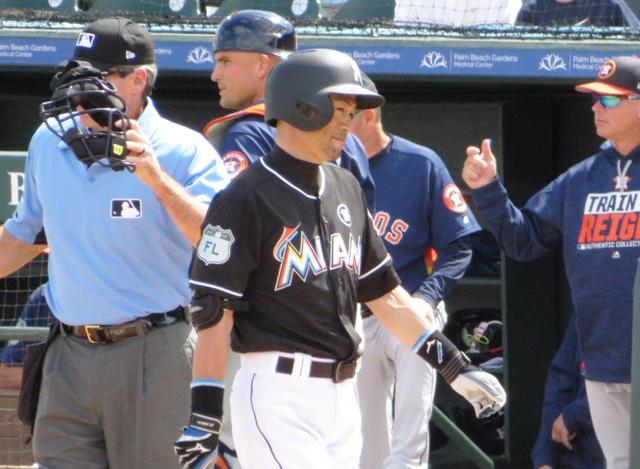 イチロー「メジャーの洗礼受けました」　今季初実戦は２打数無安打１四球