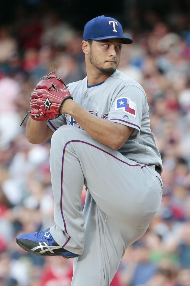 　インディアンス戦に先発し、６回３失点で６敗目を喫したレンジャーズのダルビッシュ