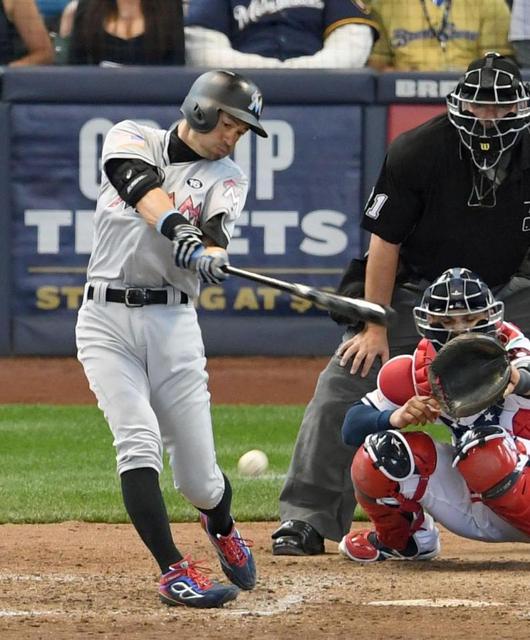 イチロー、代打で凡退　粘りも及ばず