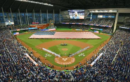 　球団の売却が基本合意に達したマーリンズの本拠地、マーリンズ・パーク