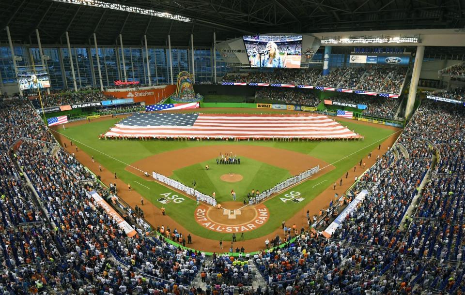 　球団の売却が基本合意に達したマーリンズの本拠地、マーリンズ・パーク