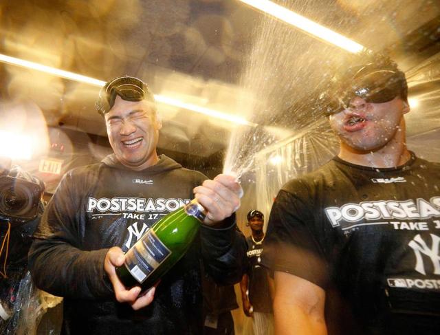 ヤンキース５年ぶり地区Ｓ進出　歓喜のマー君「チームの力」