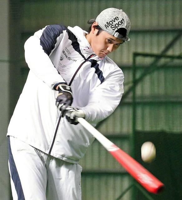 大谷 赤バット持参でメジャーキャンプへ エンゼルスカラーを意識 大リーグ デイリースポーツ Online