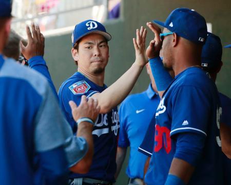 大リーグ、大谷は４試合ぶり安打 前田は１失点で２勝目