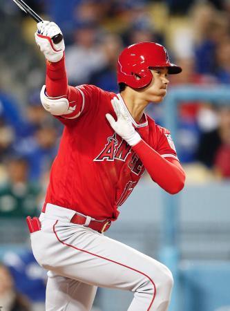 　メジャー１年目の開幕戦を迎える米大リーグ、エンゼルスの大谷翔平選手（共同）