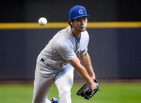 ダルビッシュは6回2安打1失点 ブルワーズ戦で勝敗付かず