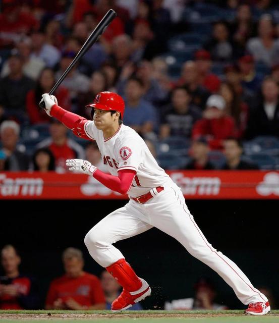 エンゼルス・大谷、４度目マルチ安打もチームは４連敗で首位陥落