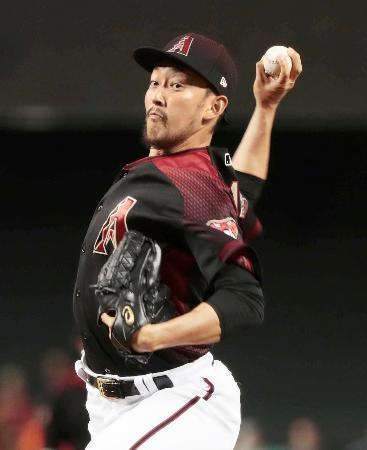 Ｄバックスの平野は１回無失点 ジャイアンツ戦