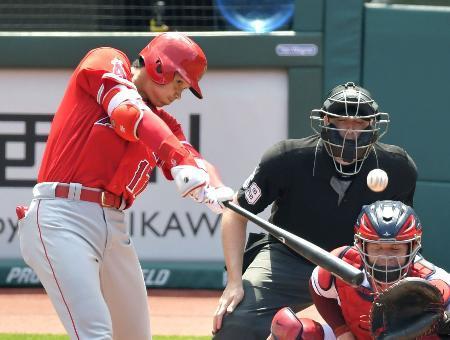 大谷は４打数２安打１打点 インディアンス戦