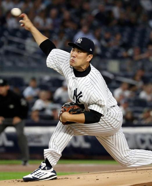 田中将大が１２勝目、２０イニングス連続無失点を継続