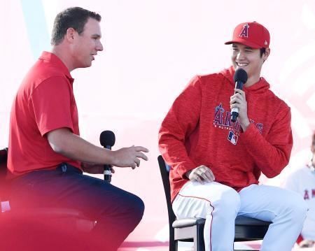 エンゼルス大谷がトークショー 「すごく楽しめた」