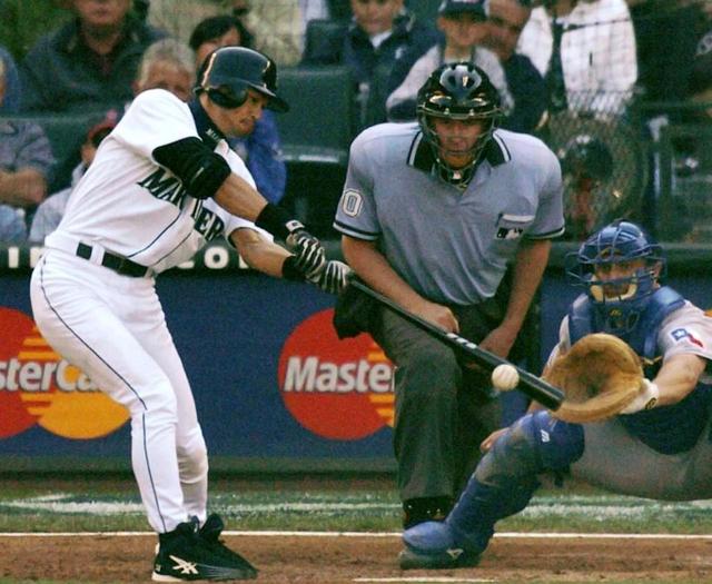 MLB マリナーズ イチロー 2004 シーズン最多安打 記念 バット レア