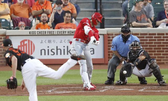 大谷、復帰４戦目は雨で１時間49分の中断後、再開　ここまで４打数無安打