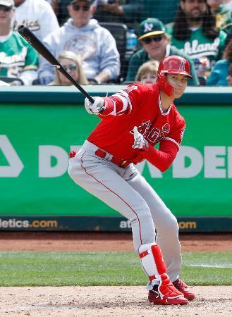 エンゼルス大谷は４打数１安打 アスレチックス戦