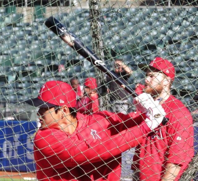 大谷　九回幸運の決勝打！際どいボール判定直後の「甘い球」をガツン！
