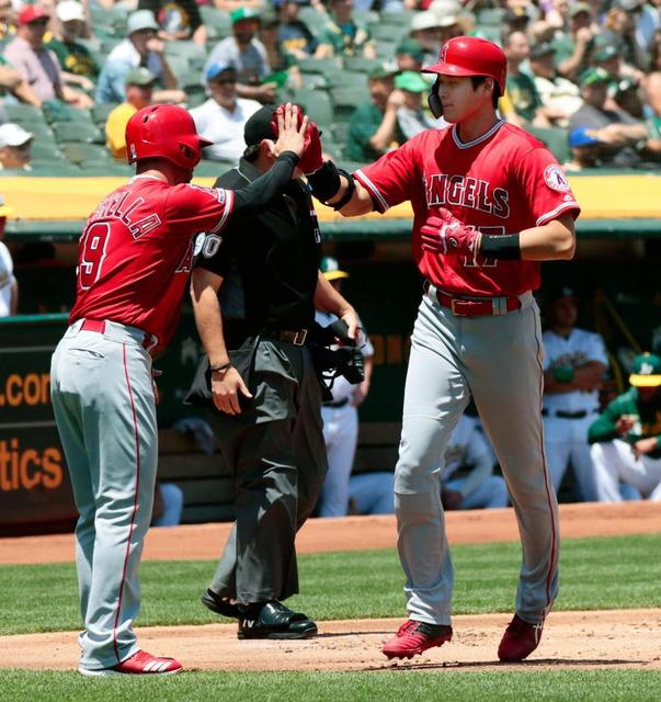 大谷、３戦連続安打２四球３三振　チームは連勝
