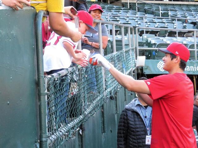 大谷、打順変更で今季初の５番　最近１０試合打率・１１８