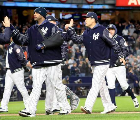 ヤンキース勝利、２勝３敗にリーグ優勝決定シリーズ第５戦