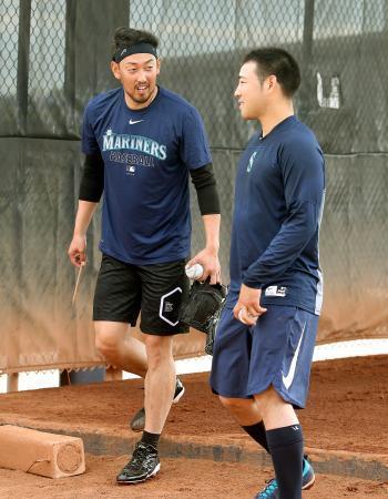 マリナーズ平野と菊池が投球練習キャンプインへ準備万全