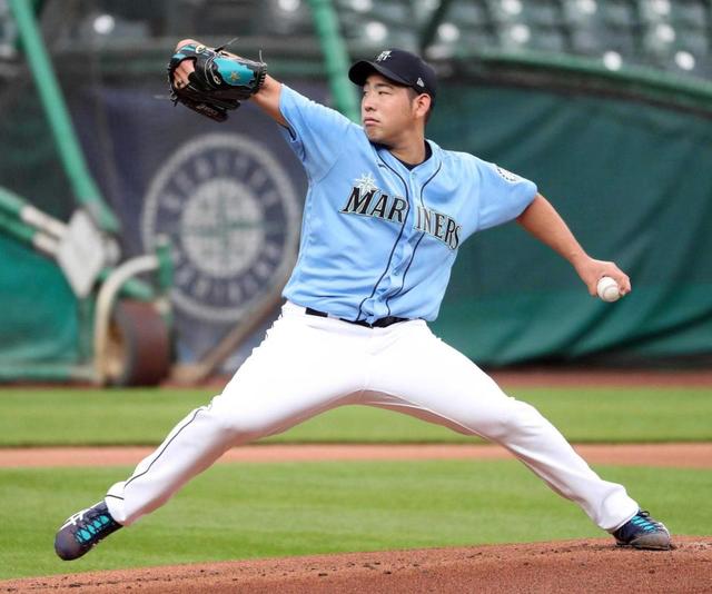 マリナーズ菊池　打者１０人に安打性３本　“チェンジアップ”に手応え