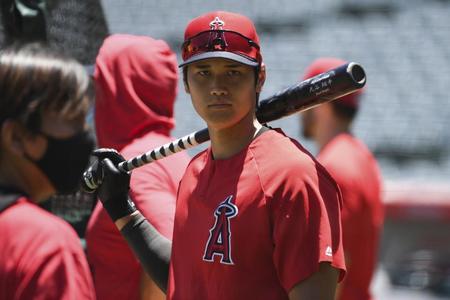 エンゼルスの大谷（４日、Angels Baseball提供）